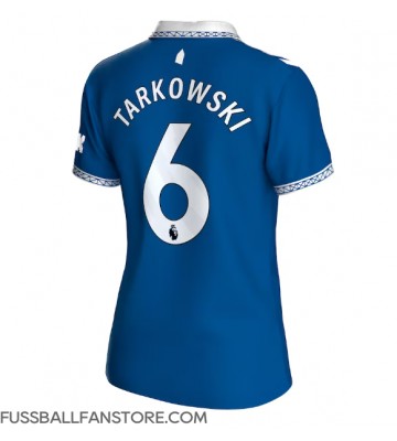 Everton James Tarkowski #6 Replik Heimtrikot Damen 2023-24 Kurzarm